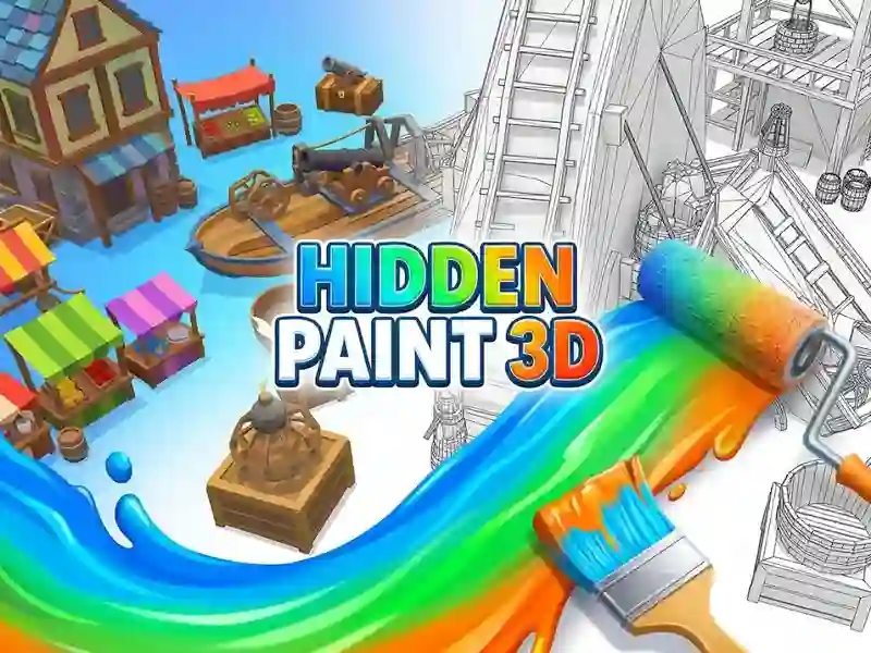 Spil Hidden Paint 3D online