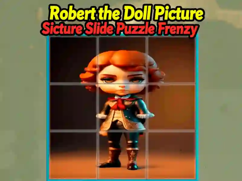 Spil Robert the Doll Billede Slide Puzzle Frenzy online