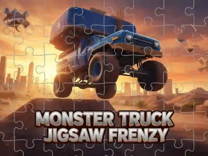 Spil Monster Truck Jigsaw Frenzy online
