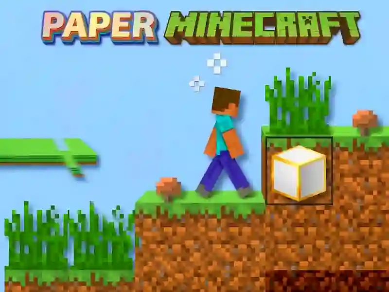 Spil Papir Minecraft online