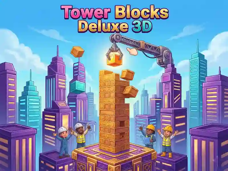 Spil Tower Blocks Deluxe 3D online