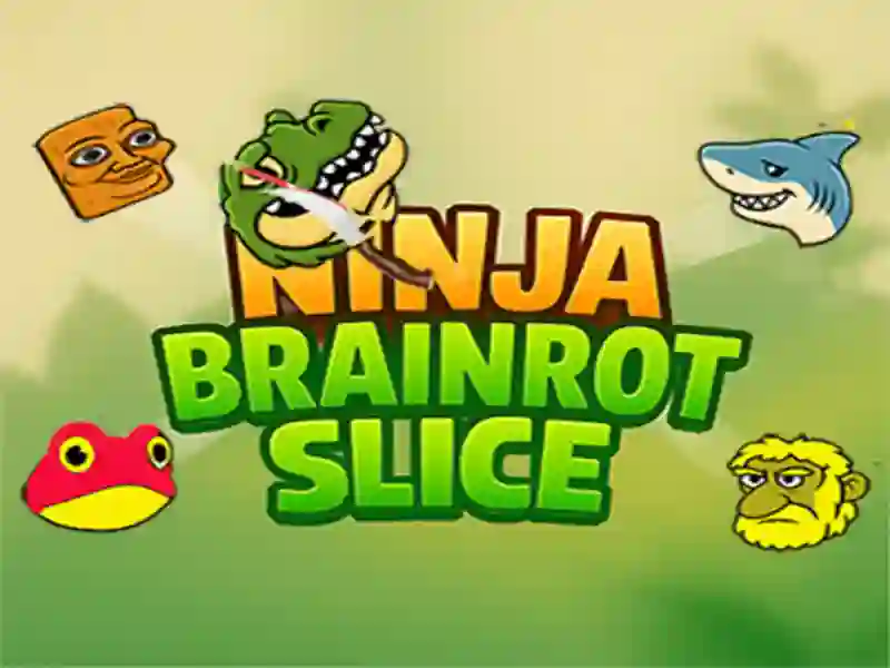 Spil Ninja Brainrot Slice online