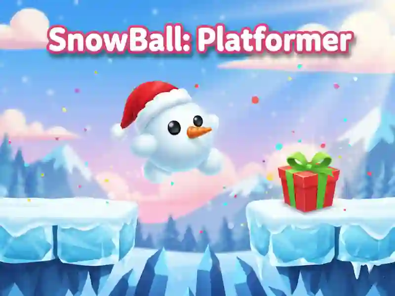 Spil SnowBall: Platformspiller online