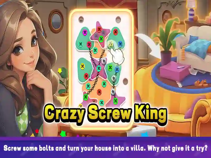 Spil Crazy Screw King online
