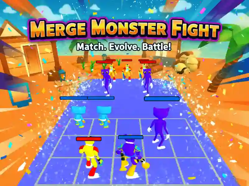 Spil Merge Monster Fight online