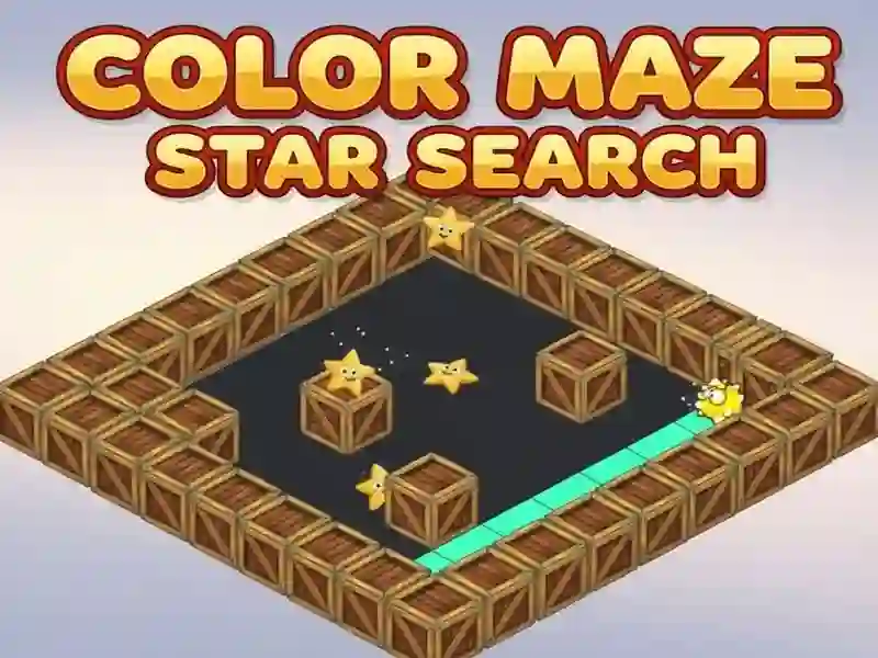 Spil Color Maze Star Search online