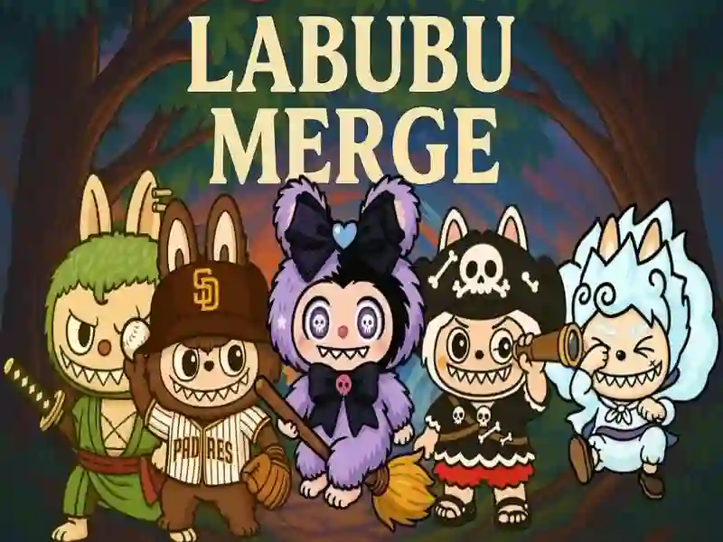 Spil Labubu Merge online
