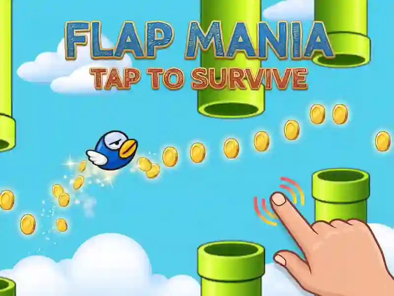 Spil Flap Mania Tryk for at overleve online
