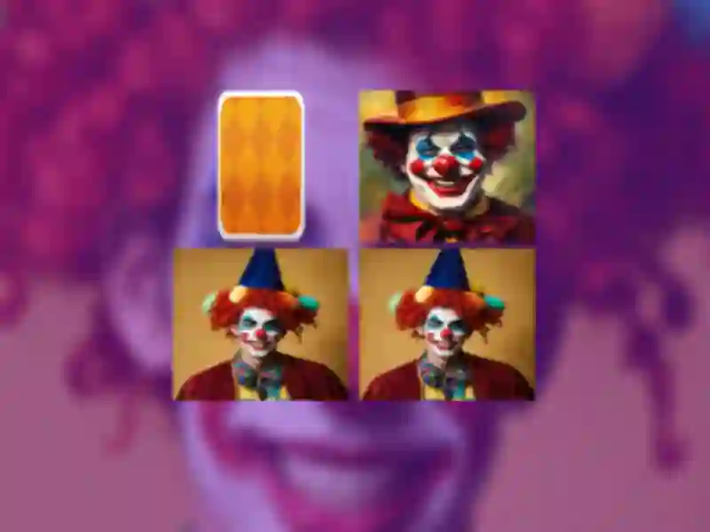 Spil Clown Memory Match online