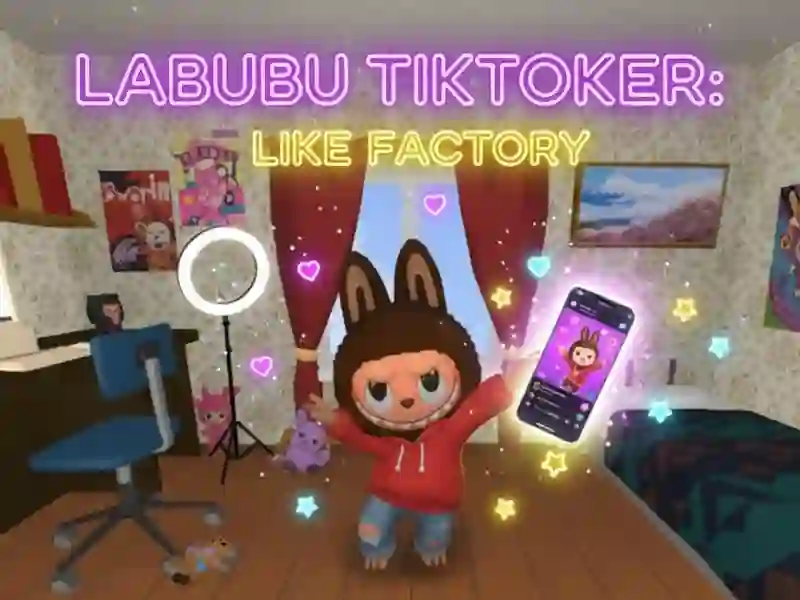 Spil Labubu TikToker: Like Factory online