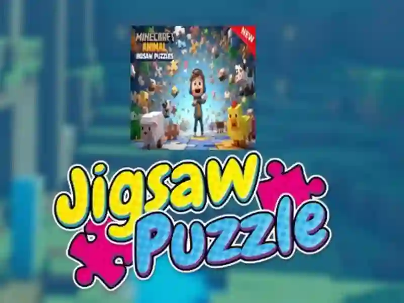 Spil Minecraft Animal Jigsaw Puzzles online