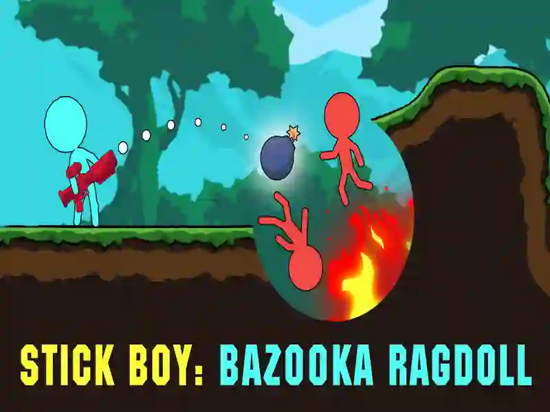 Spil Stick Boy: Bazooka Ragdoll online