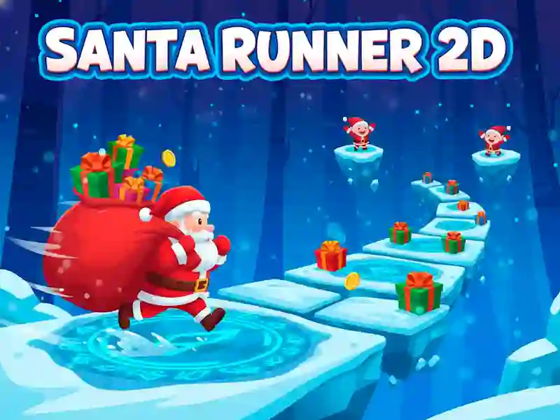 Spil Santa Runner 2D online
