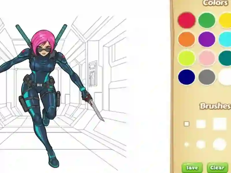 Spil Ond farvelægning til børn online