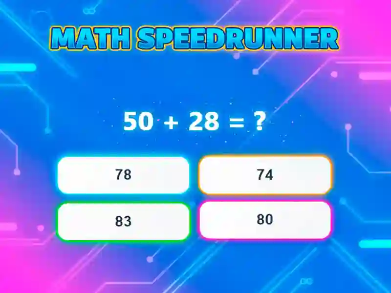 Spil Math Speedrunner online