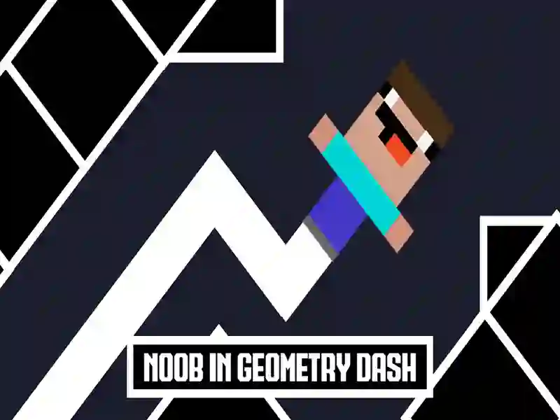 Spil Noob i geometri dash online