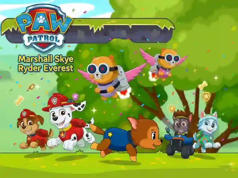 Spil Paw Patrol Marshall Skye Ryder Everest online