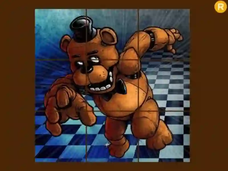 Spil Fnaf Freddy glidende puslespil online