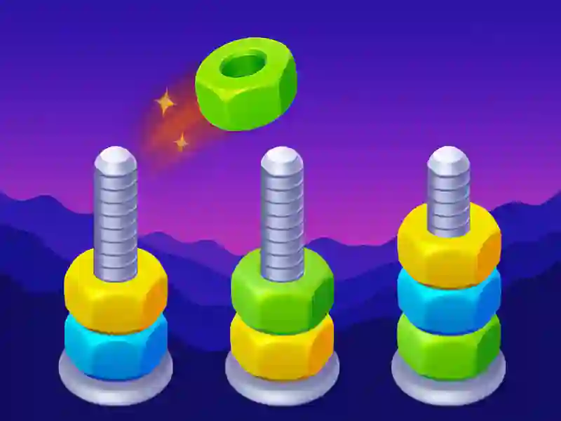 Spil Sorter fungerer: nødder og orden online Spil Sorter fungerer: nødder og orden online