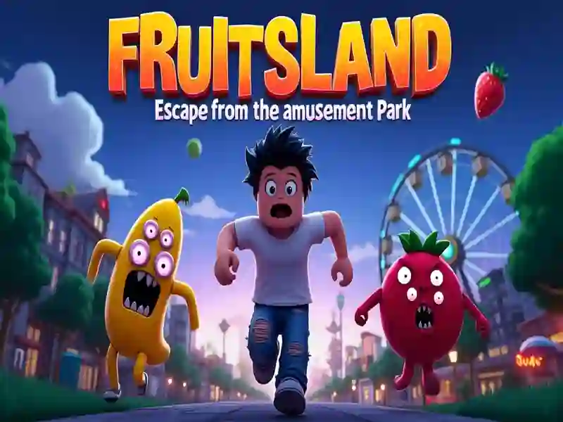 Spil Frugt Land: Flugt fra forlystelsesparken online Spil Frugt Land: Flugt fra forlystelsesparken online