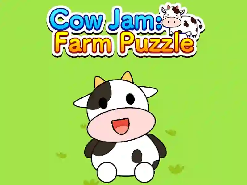 Spil Cow Jam Farm puzzle online