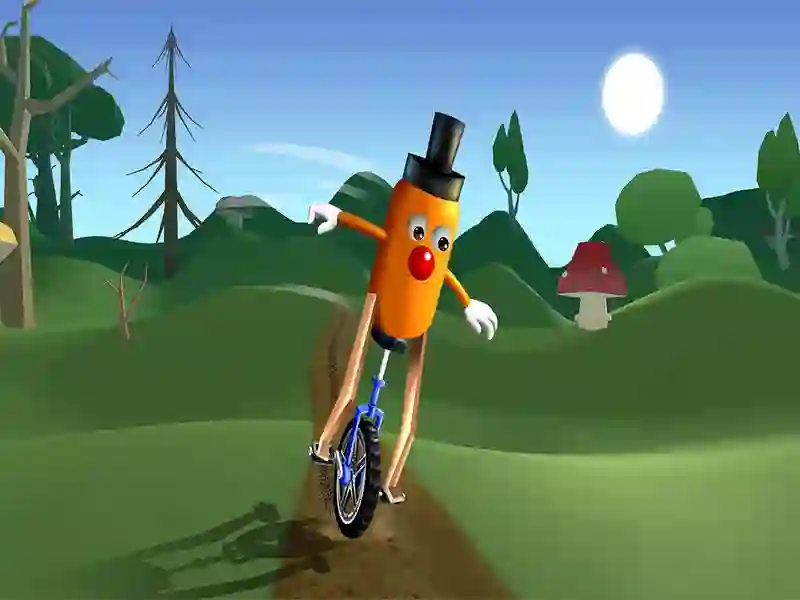 Spil Unicycle Balance 3D online