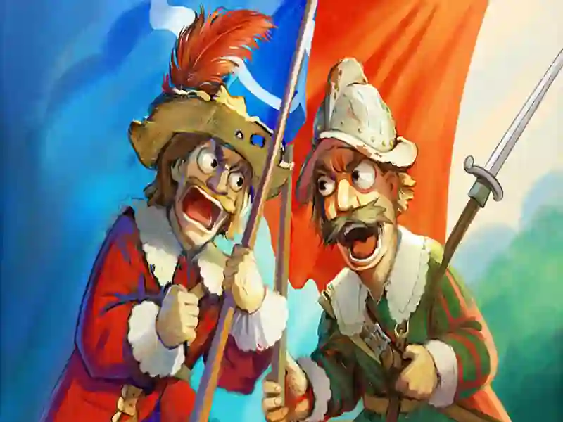 Spil Musketeers krutter vs stål online