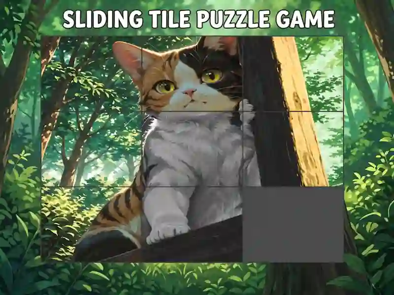 Spil Sliding Tile Puzzle Game online