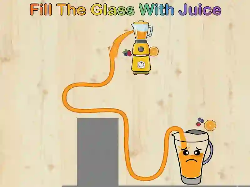Spil Fyld glasset med juice online