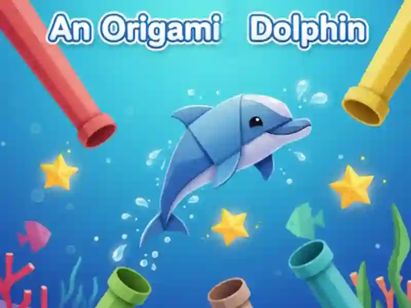Spil En origami delfin online