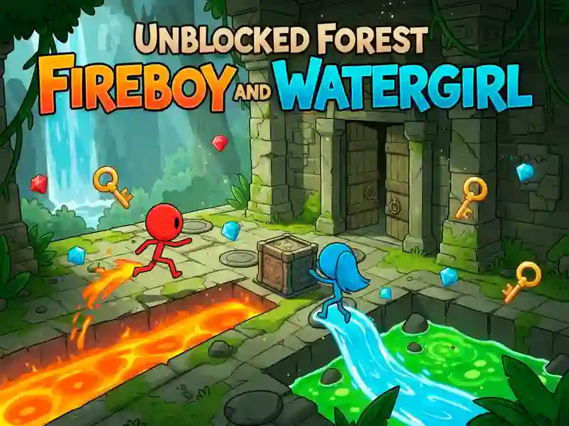 Spil Ublokeret Forest Fireboy og Watergirl online