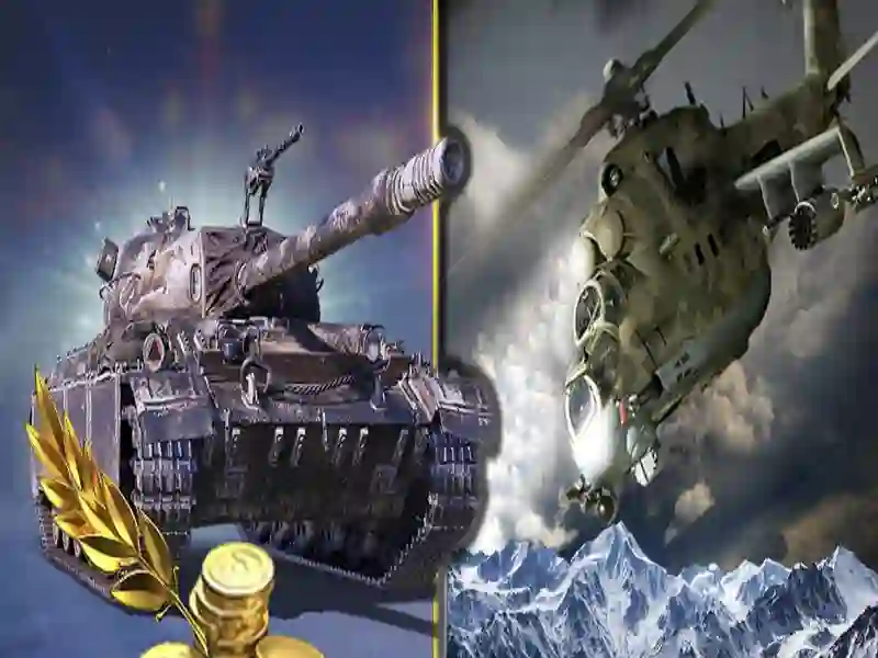 Spil Krigsstrategi. Tanke og helikoptere online