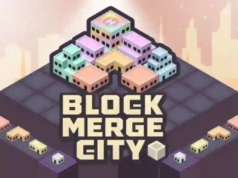 Spil Block Merge City online Spil Block Merge City online
