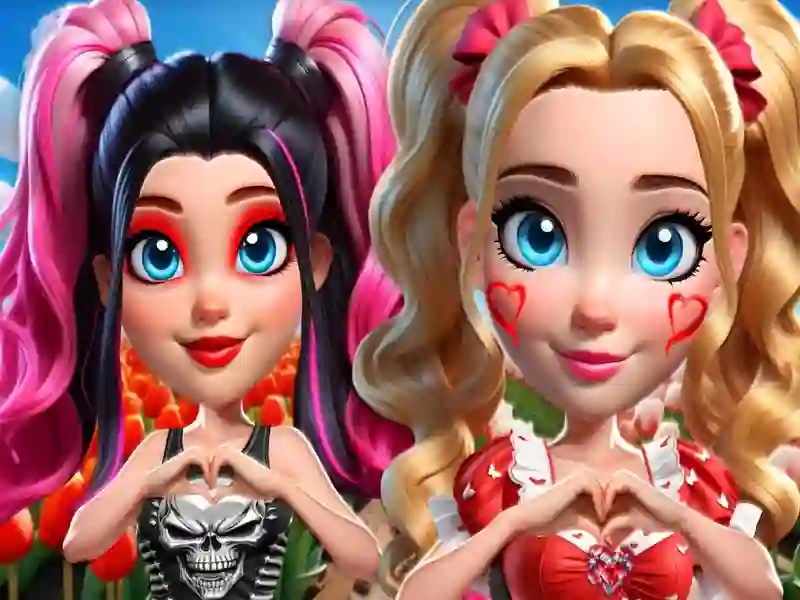 Spil Levende hjerter glamour vs punk online