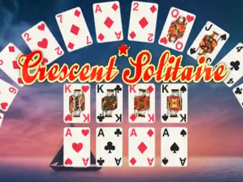 Spil Halvmåne Solitaire online Spil Halvmåne Solitaire online