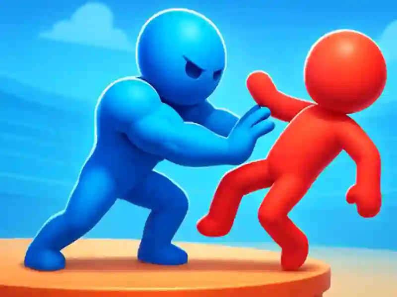 Spil Stickman Army Pusher online