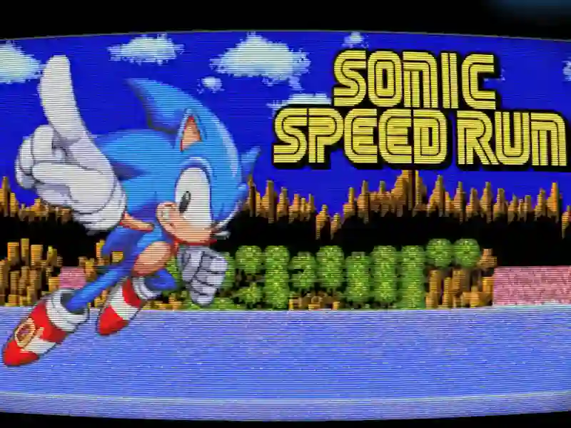 Spil Sonic Speed Run online