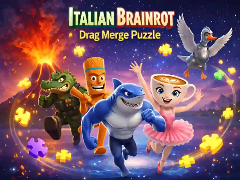 Spil Italiensk Brainrot Drag Merge Puzzle online