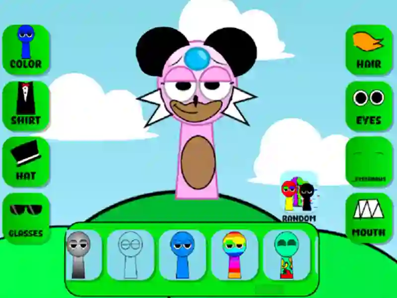 Spil Sprunki karakterproducent OC online