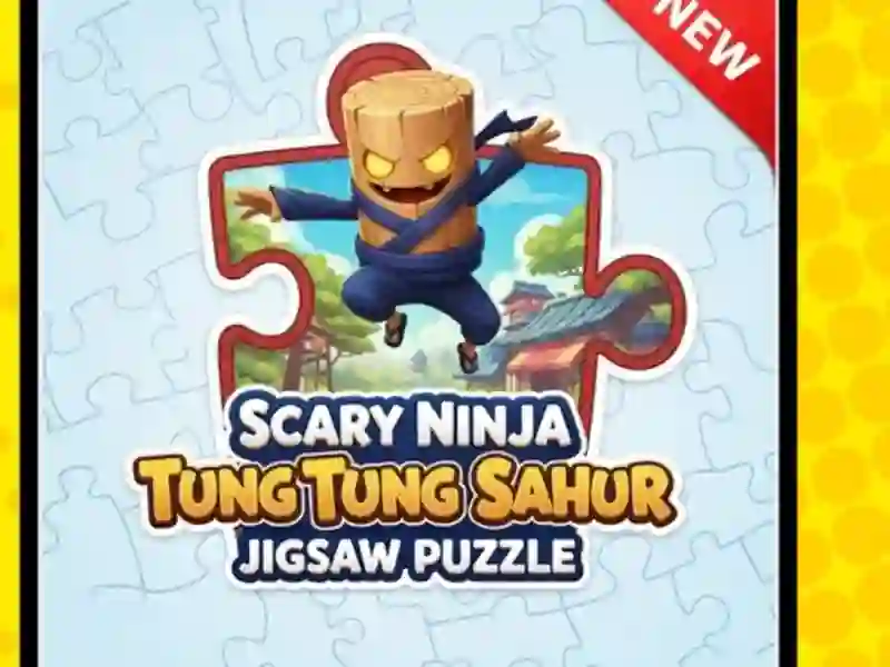 Spil Scary Ninja Tung Tung Sahur Jigsaw Puzzle online