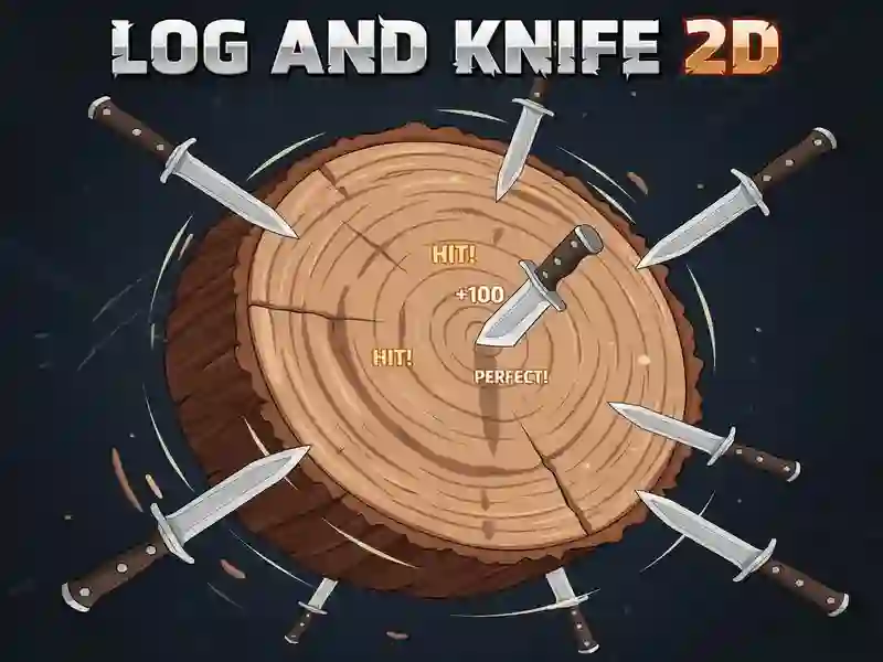 Spil Log And Knife 2D online