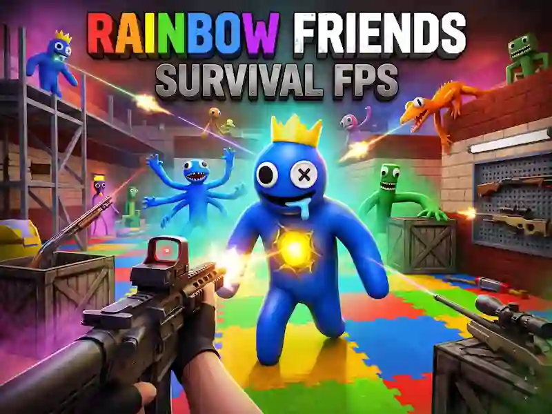 Spil Rainbow Friends Survival FPS online