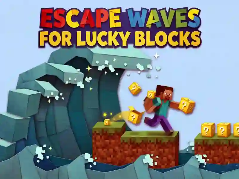 Spil Escape Waves for Lucky Blocks online