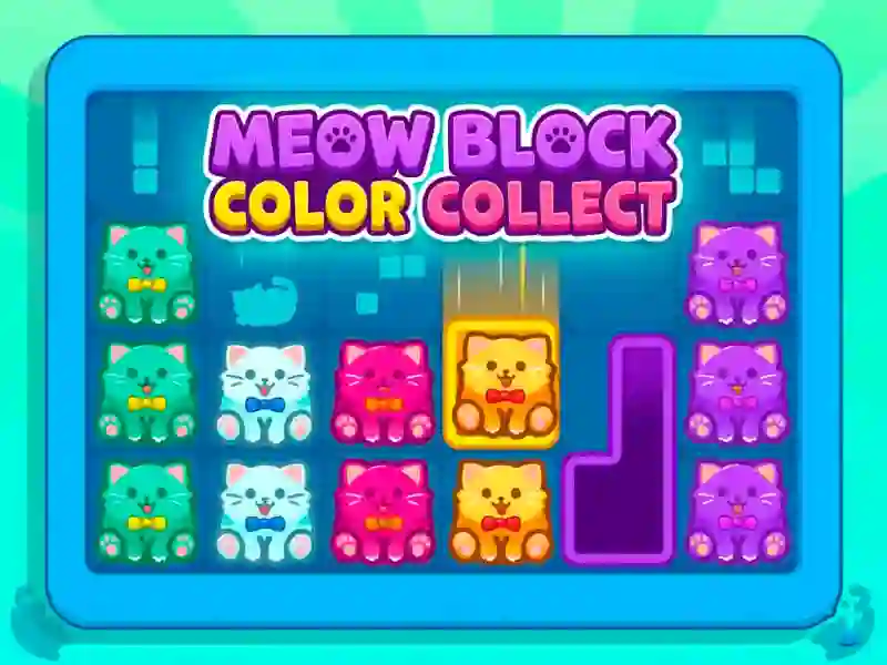 Spil Meow Block Color Collect online