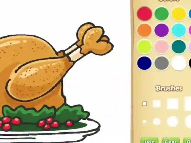 Spil Mad farvelægning til børn online