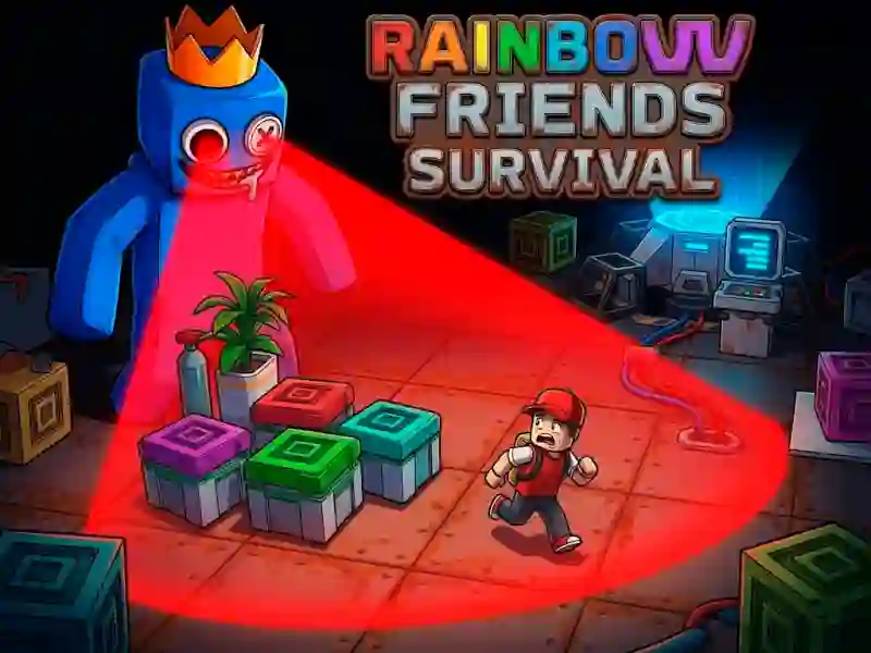 Spil Rainbow Friends Survival online