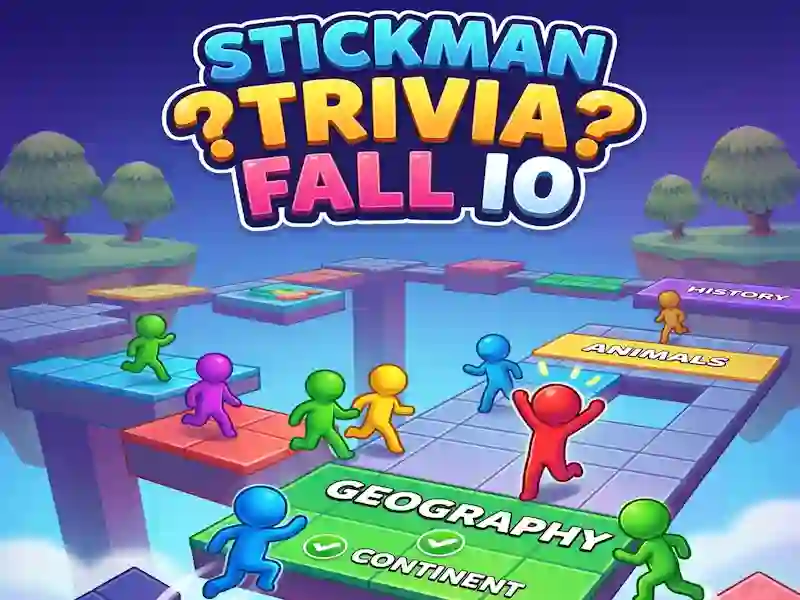 Spil Stickman Trivia Fall IO online