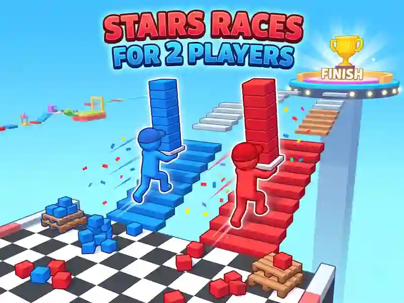 Spil Stairs Races For 2 Players online