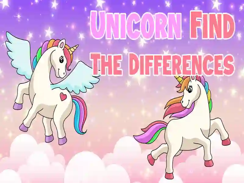 Spil Unicorn finder forskellene online