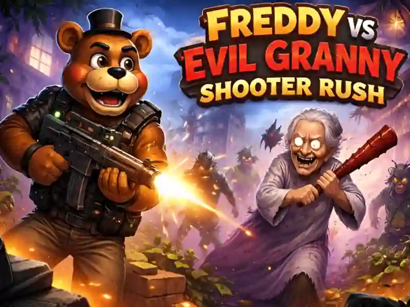 Spil Freddy vs Evil Granny Shooter Rush online
